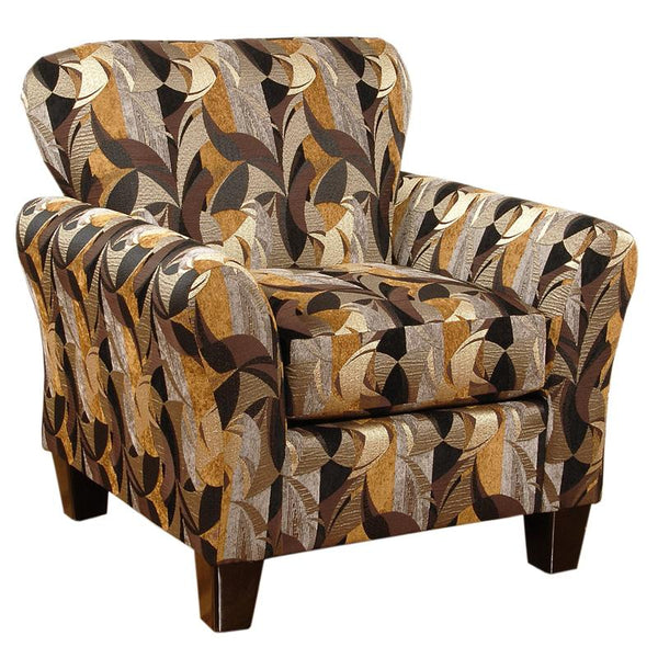 C.A. Munro Limited Stationary Fabric Accent Chair LH3010-OC/RP IMAGE 1