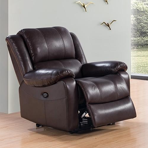 C.A. Munro Limited Glider Leather Match Recliner AH5120-11-YB23BR IMAGE 1