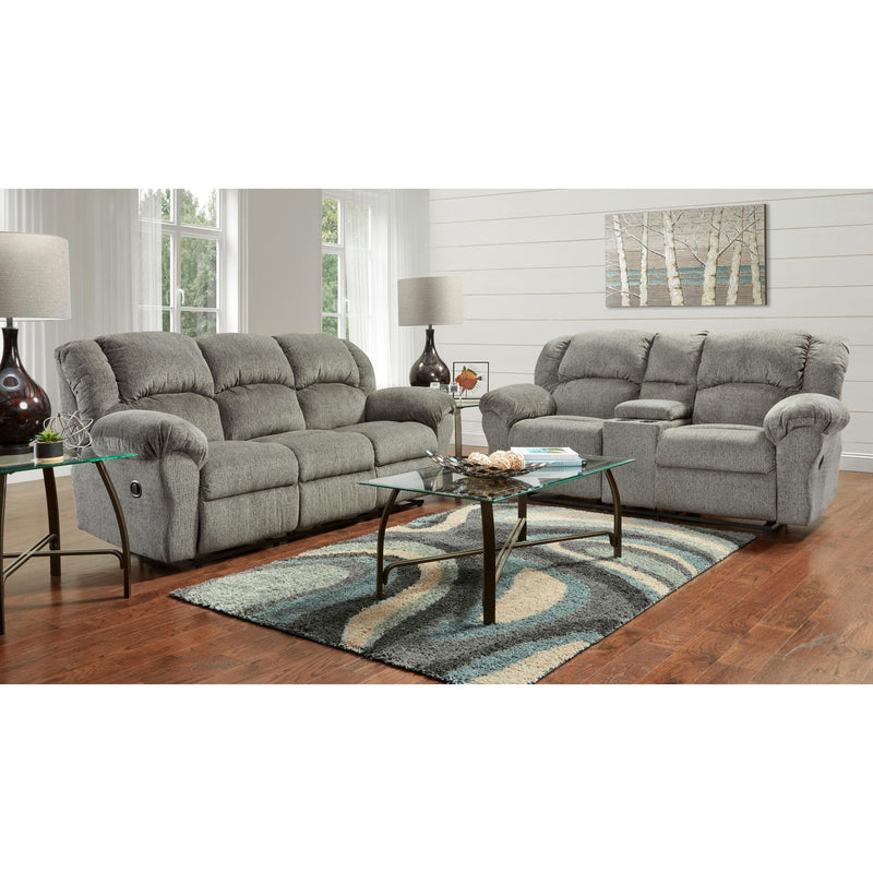 C.A. Munro Limited Reclining Fabric Loveseat MAF1020AG IMAGE 2