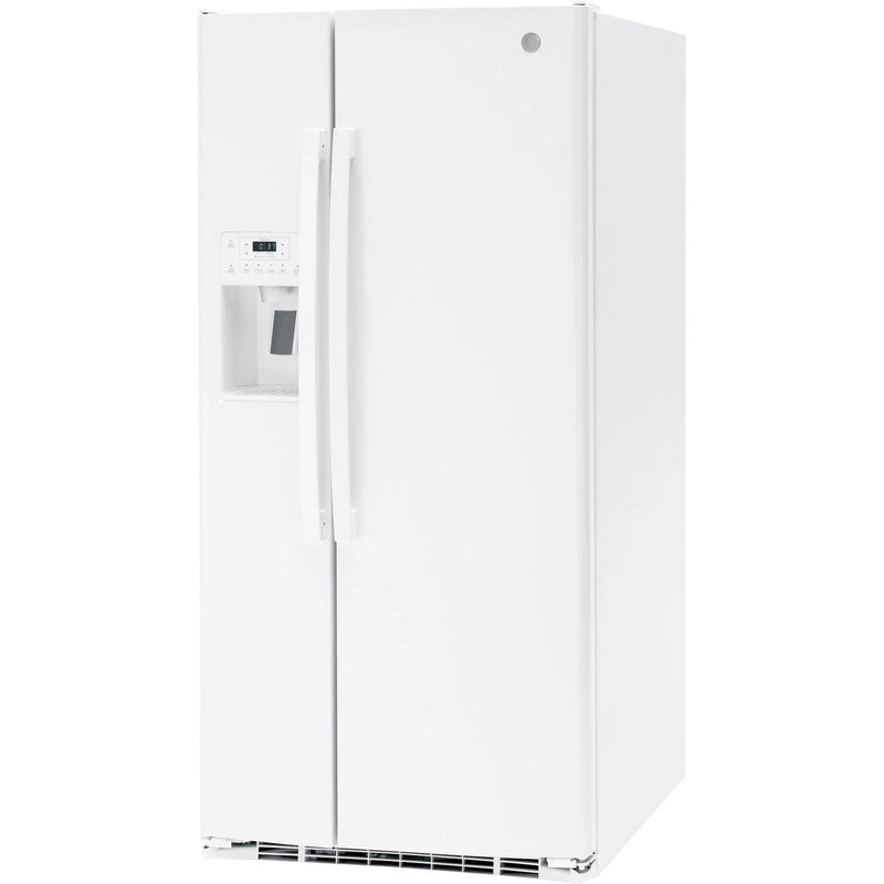 GE 33-inch, 23 cu. ft. Side-By-Side Refrigerator with Water and Ice Dispensing System GSS23GGPWW IMAGE 6
