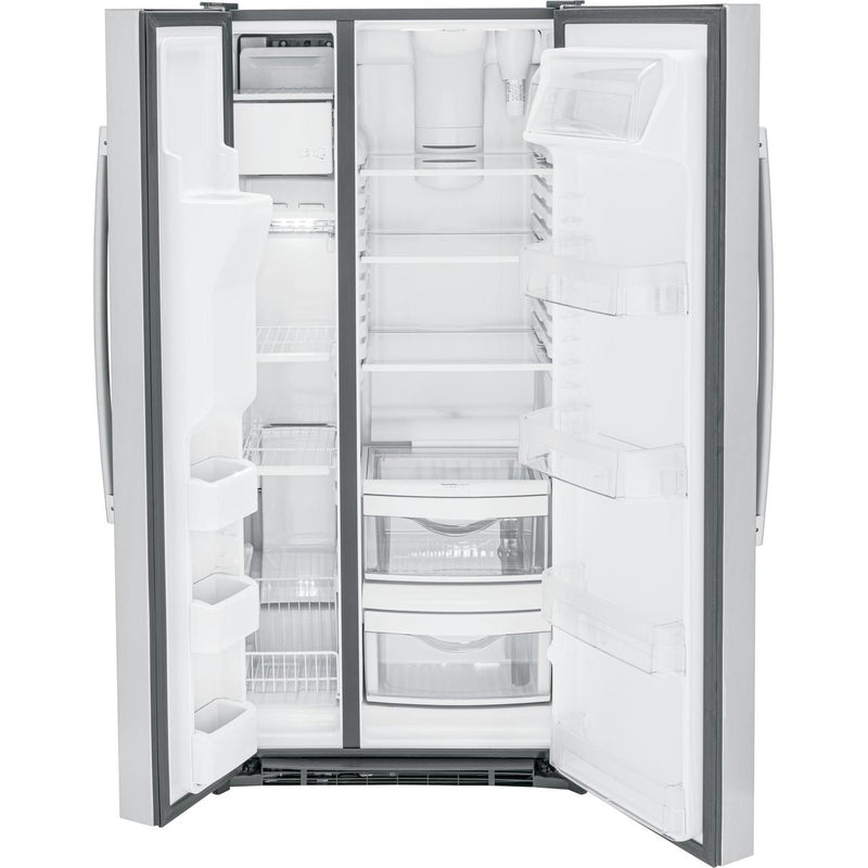 GE 33-inch, 23 cu. ft. Side-By-Side Refrigerator with Water and Ice Dispensing System GSS23GYPFS IMAGE 2