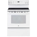 GE 30-inch Freestanding Electric Range with Self-Clean JCB630DKWW IMAGE 1