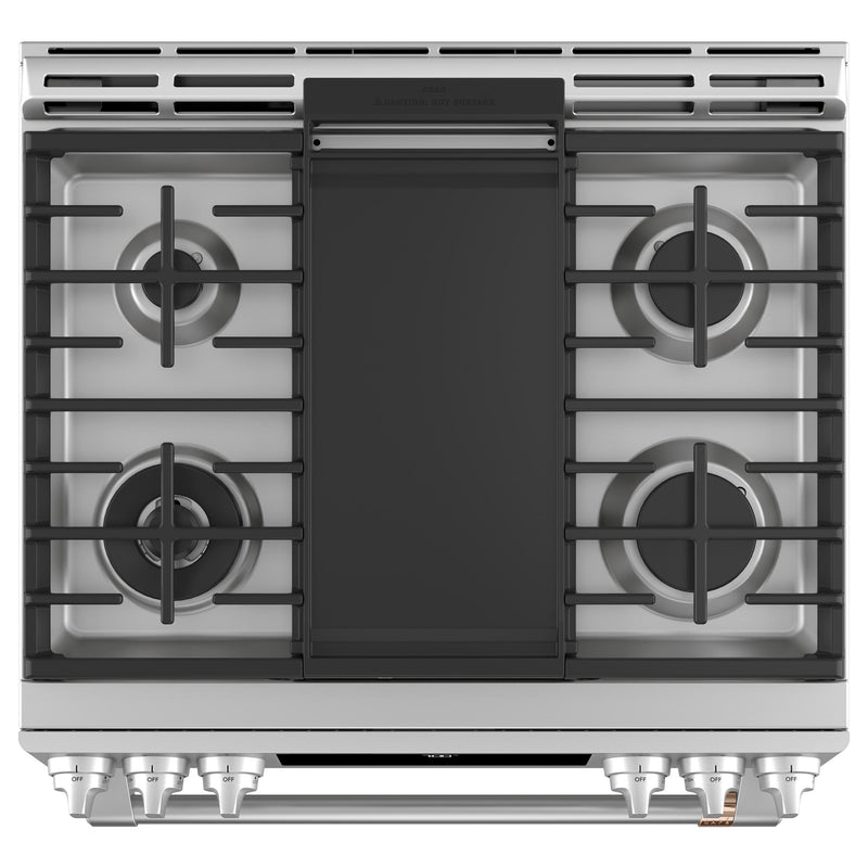 Café 30-inch Slide-in Gas Range with Convection Technology CCGS700P2MS1 IMAGE 10