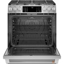 Café 30-inch Slide-in Gas Range with Convection Technology CCGS700P2MS1 IMAGE 3