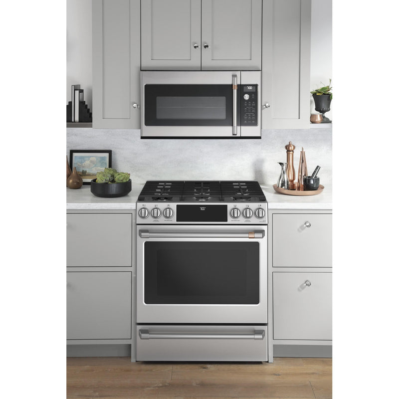 Café 30-inch Slide-in Gas Range with Convection Technology CCGS700P2MS1 IMAGE 8