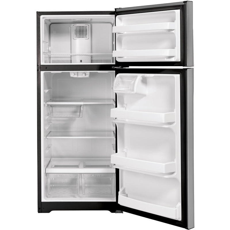 GE 16.6 cu. ft. Top Freezer Refrigerator GTE17GSNRSS IMAGE 2