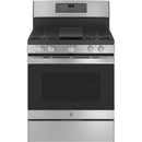  GE 30-inch Freestanding Gas Range with Convection Technology JCGB735SPSS IMAGE 1