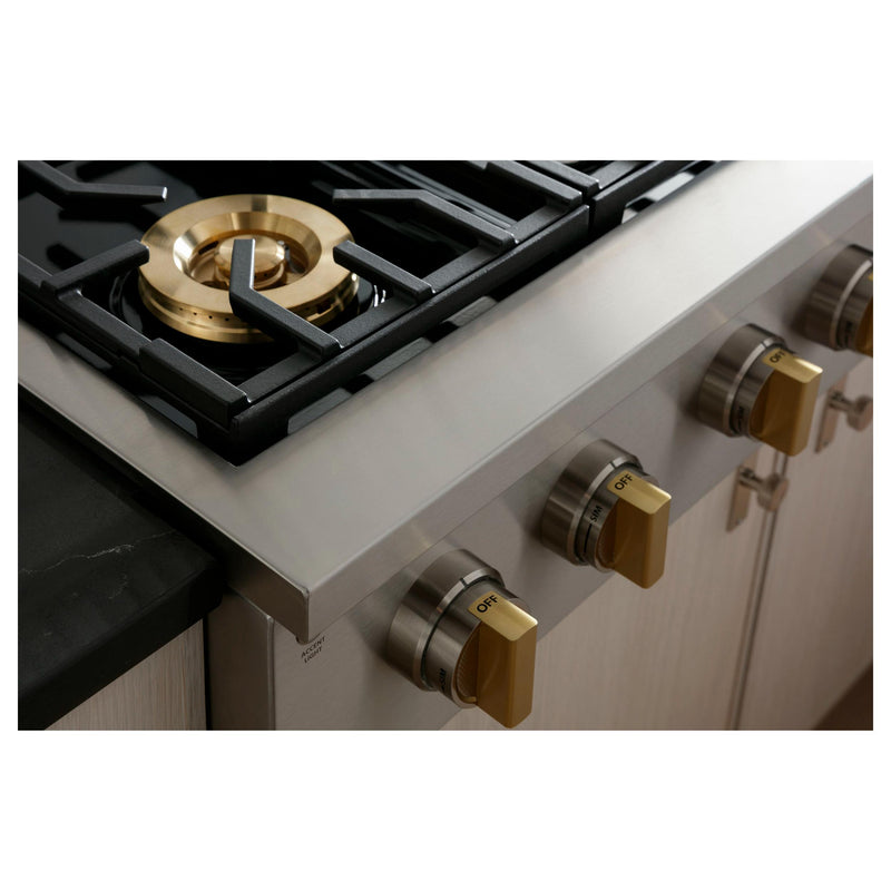 Monogram 36-inch Gas Rangetop with 6 Burners ZGU366NTSS IMAGE 9