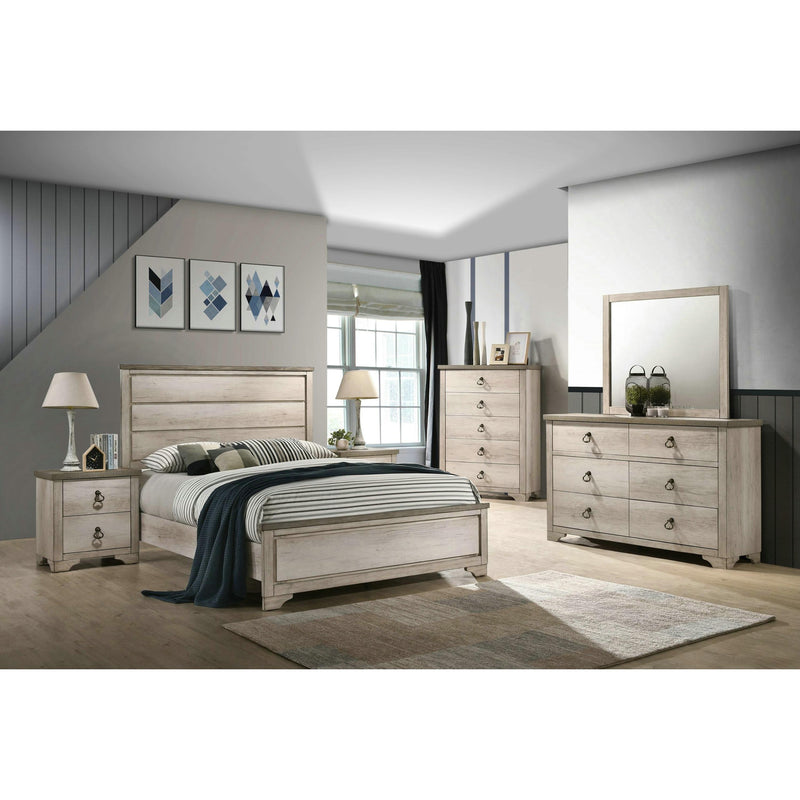 C.A. Munro Limited Patterson Queen Panel Bed CMB3050-Q-HBFB/CMB3050-KQ-RAIL IMAGE 2