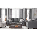 C.A. Munro Limited Stationary Fabric Loveseat LH1250-02-BG IMAGE 2