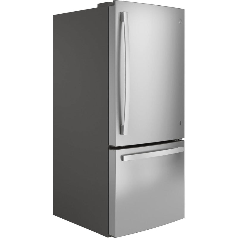 GE 30-inch, 21 cu.ft. Freestanding Bottom Freezer Refrigerator with Interior Ice Maker GDE21EYKFS IMAGE 2