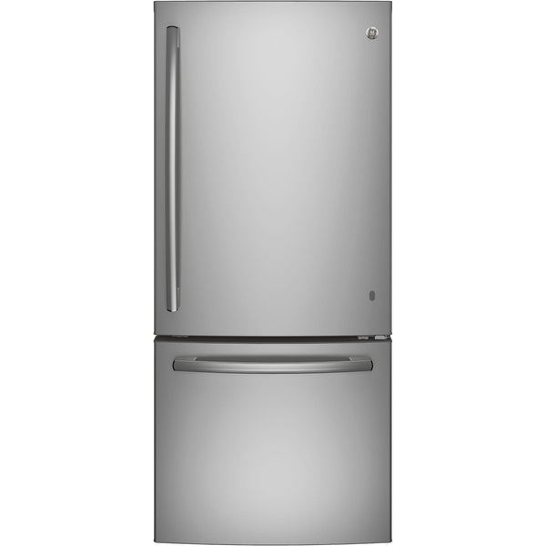 GE 20.9 cu.ft. Bottom Mount Refrigerator with LED Lighting GDE21DYRKFS IMAGE 1