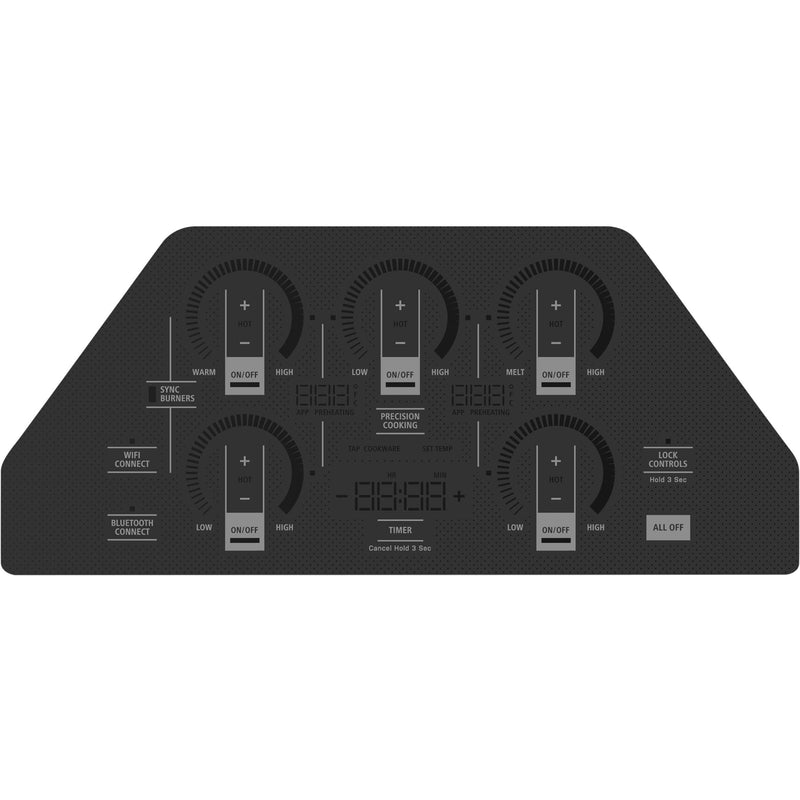 Monogram 36-inch Built-in Induction Cooktop with Wi-Fi Connect ZHU36RDTBB IMAGE 3