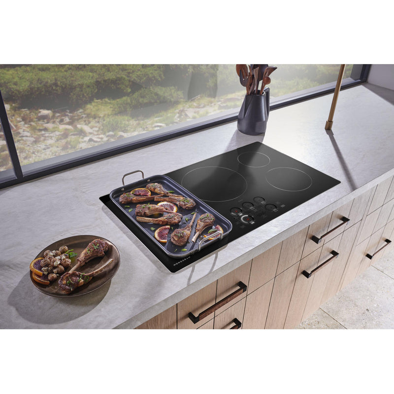 Monogram 36-inch Built-in Induction Cooktop with Wi-Fi Connect ZHU36RDTBB IMAGE 5