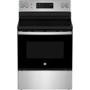 GE 30-inch Freestanding Electric Range with Self-Clean JCB630SVSS IMAGE 1