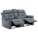 C.A. Munro Limited Reclining Fabric Loveseat EU3820-285-3851 IMAGE 2