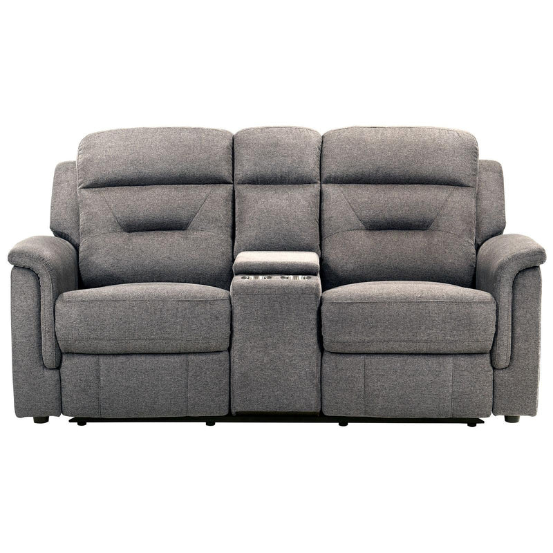 C.A. Munro Limited Reclining Fabric Loveseat EU3820-285-3853 IMAGE 1