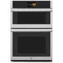  GE Profile 30-inch Combination Double Wall Oven with Advantium® Technology PT9900SWSS IMAGE 1