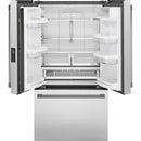  Monogram 36-inch, 23.1 cu. ft. Counter-Depth French 3-Door Refrigerator with Wi-Fi ZWE23NSYSS IMAGE 3